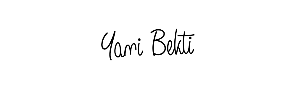 Also You can easily find your signature by using the search form. We will create Yani Bekti name handwritten signature images for you free of cost using Angelique-Rose-font-FFP sign style. Yani Bekti signature style 5 images and pictures png