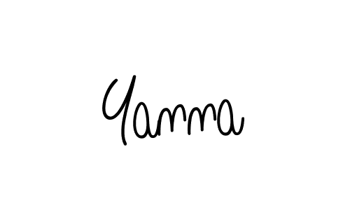 How to Draw Yanna signature style? Angelique-Rose-font-FFP is a latest design signature styles for name Yanna. Yanna signature style 5 images and pictures png