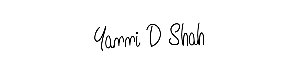Best and Professional Signature Style for Yanni D Shah. Angelique-Rose-font-FFP Best Signature Style Collection. Yanni D Shah signature style 5 images and pictures png