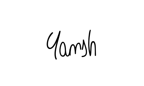 It looks lik you need a new signature style for name Yansh. Design unique handwritten (Angelique-Rose-font-FFP) signature with our free signature maker in just a few clicks. Yansh signature style 5 images and pictures png