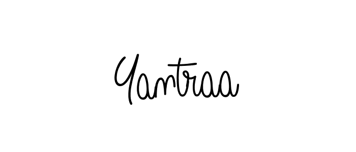 if you are searching for the best signature style for your name Yantraa. so please give up your signature search. here we have designed multiple signature styles  using Angelique-Rose-font-FFP. Yantraa signature style 5 images and pictures png