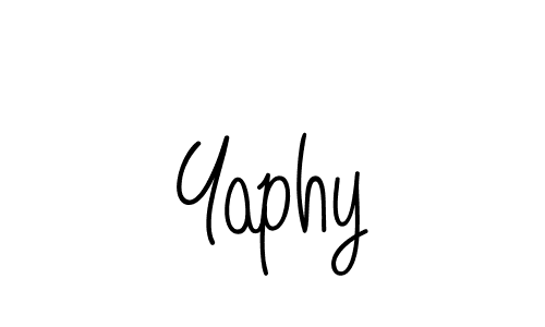 Design your own signature with our free online signature maker. With this signature software, you can create a handwritten (Angelique-Rose-font-FFP) signature for name Yaphy. Yaphy signature style 5 images and pictures png