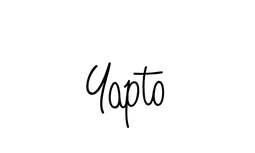 How to Draw Yapto signature style? Angelique-Rose-font-FFP is a latest design signature styles for name Yapto. Yapto signature style 5 images and pictures png