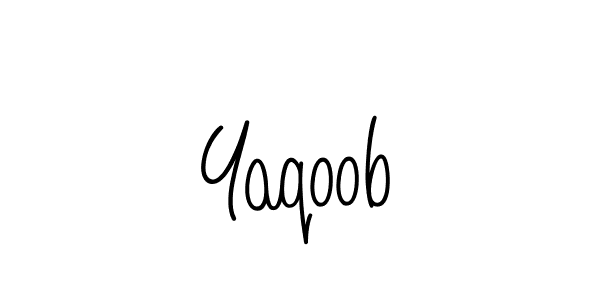 How to make Yaqoob signature? Angelique-Rose-font-FFP is a professional autograph style. Create handwritten signature for Yaqoob name. Yaqoob signature style 5 images and pictures png