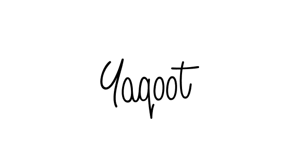 Create a beautiful signature design for name Yaqoot. With this signature (Angelique-Rose-font-FFP) fonts, you can make a handwritten signature for free. Yaqoot signature style 5 images and pictures png