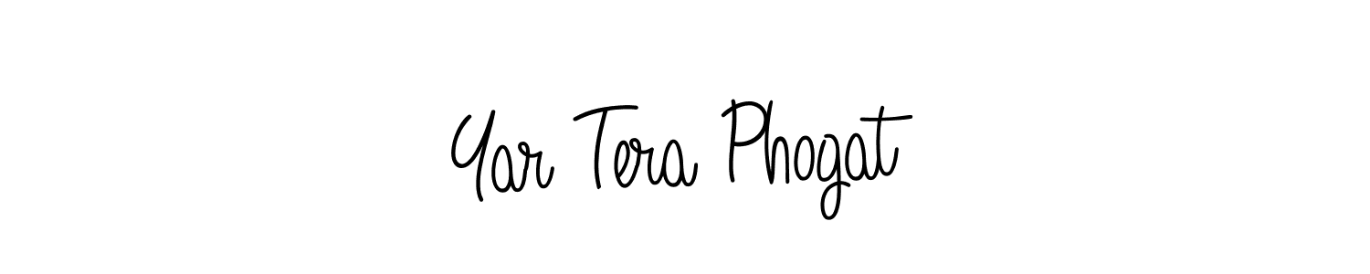 Similarly Angelique-Rose-font-FFP is the best handwritten signature design. Signature creator online .You can use it as an online autograph creator for name Yar Tera Phogat. Yar Tera Phogat signature style 5 images and pictures png