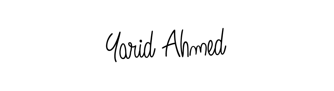 Also You can easily find your signature by using the search form. We will create Yarid Ahmed name handwritten signature images for you free of cost using Angelique-Rose-font-FFP sign style. Yarid Ahmed signature style 5 images and pictures png