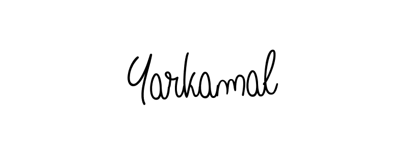 How to Draw Yarkamal signature style? Angelique-Rose-font-FFP is a latest design signature styles for name Yarkamal. Yarkamal signature style 5 images and pictures png