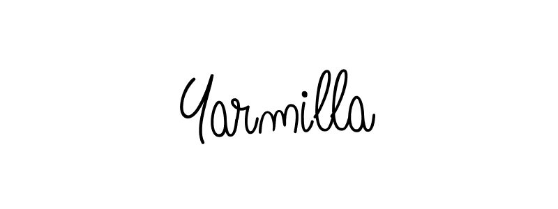 if you are searching for the best signature style for your name Yarmilla. so please give up your signature search. here we have designed multiple signature styles  using Angelique-Rose-font-FFP. Yarmilla signature style 5 images and pictures png