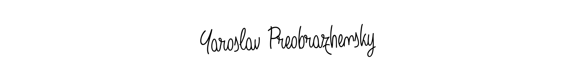 Create a beautiful signature design for name Yaroslav Preobrazhensky. With this signature (Angelique-Rose-font-FFP) fonts, you can make a handwritten signature for free. Yaroslav Preobrazhensky signature style 5 images and pictures png