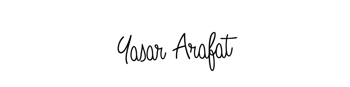 Make a beautiful signature design for name Yasar Arafat. With this signature (Angelique-Rose-font-FFP) style, you can create a handwritten signature for free. Yasar Arafat signature style 5 images and pictures png