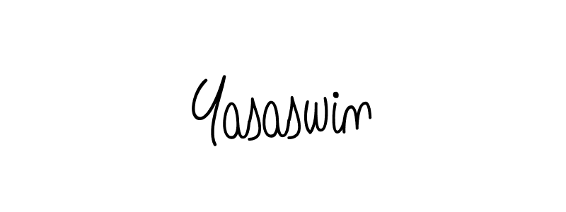 How to make Yasaswin signature? Angelique-Rose-font-FFP is a professional autograph style. Create handwritten signature for Yasaswin name. Yasaswin signature style 5 images and pictures png