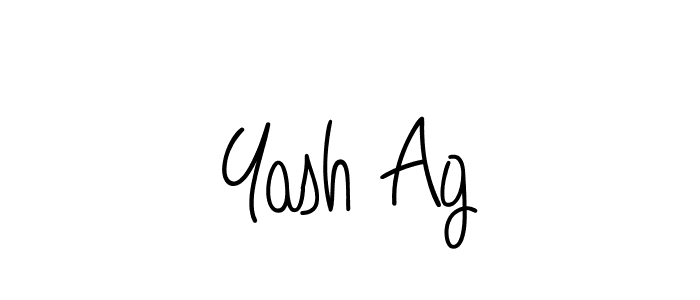 Also You can easily find your signature by using the search form. We will create Yash Ag name handwritten signature images for you free of cost using Angelique-Rose-font-FFP sign style. Yash Ag signature style 5 images and pictures png