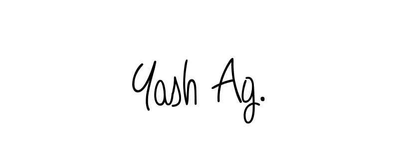 Also You can easily find your signature by using the search form. We will create Yash Ag. name handwritten signature images for you free of cost using Angelique-Rose-font-FFP sign style. Yash Ag. signature style 5 images and pictures png