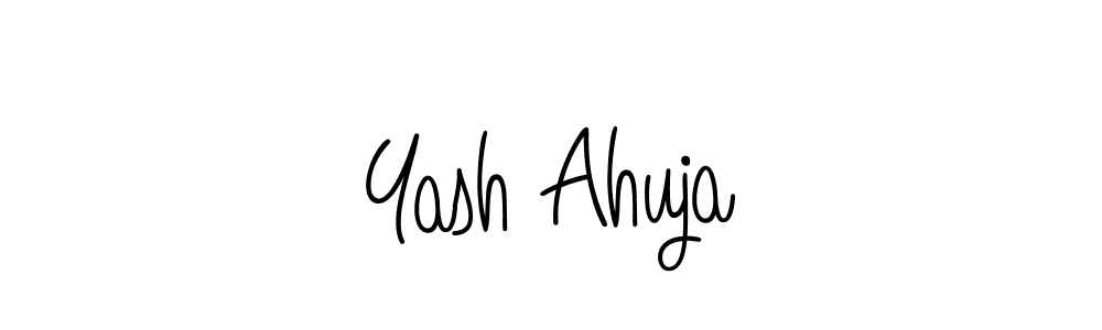 Once you've used our free online signature maker to create your best signature Angelique-Rose-font-FFP style, it's time to enjoy all of the benefits that Yash Ahuja name signing documents. Yash Ahuja signature style 5 images and pictures png