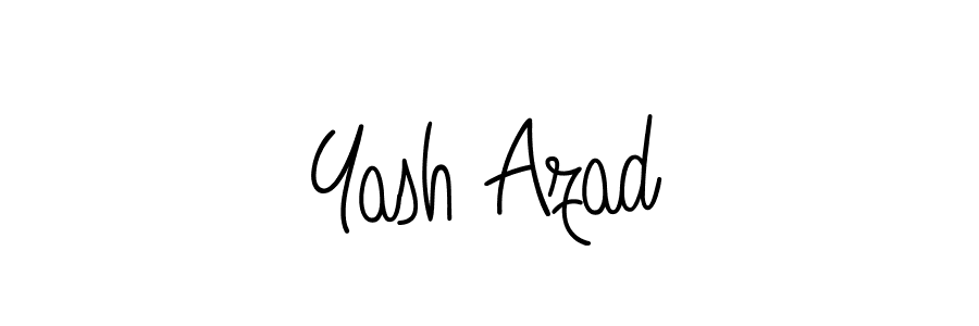 Check out images of Autograph of Yash Azad name. Actor Yash Azad Signature Style. Angelique-Rose-font-FFP is a professional sign style online. Yash Azad signature style 5 images and pictures png
