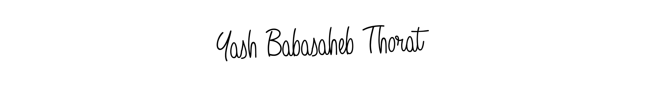 How to make Yash Babasaheb Thorat name signature. Use Angelique-Rose-font-FFP style for creating short signs online. This is the latest handwritten sign. Yash Babasaheb Thorat signature style 5 images and pictures png