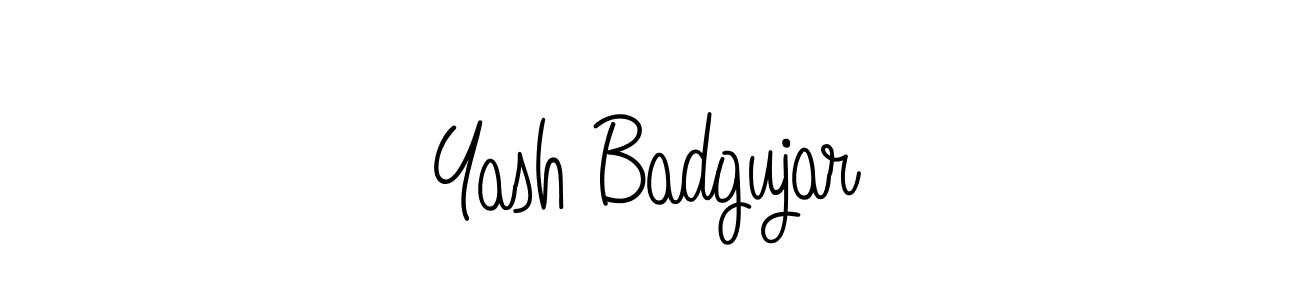 Angelique-Rose-font-FFP is a professional signature style that is perfect for those who want to add a touch of class to their signature. It is also a great choice for those who want to make their signature more unique. Get Yash Badgujar name to fancy signature for free. Yash Badgujar signature style 5 images and pictures png