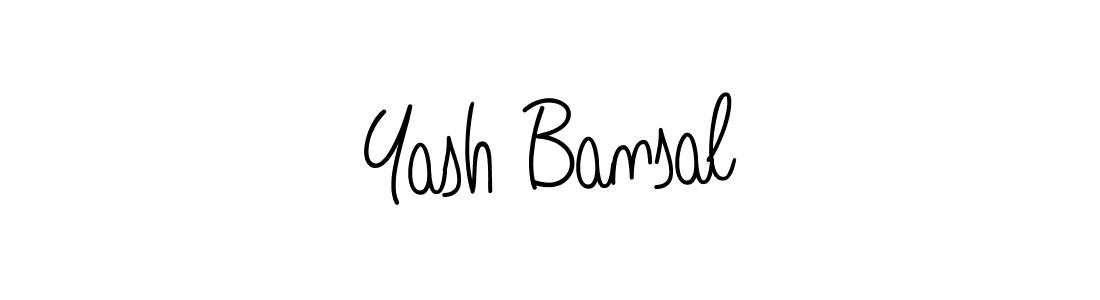 Make a beautiful signature design for name Yash Bansal. Use this online signature maker to create a handwritten signature for free. Yash Bansal signature style 5 images and pictures png