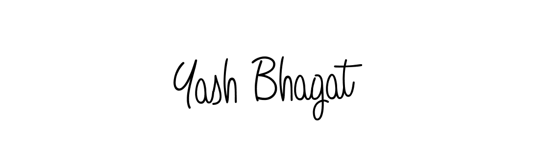 Design your own signature with our free online signature maker. With this signature software, you can create a handwritten (Angelique-Rose-font-FFP) signature for name Yash Bhagat. Yash Bhagat signature style 5 images and pictures png