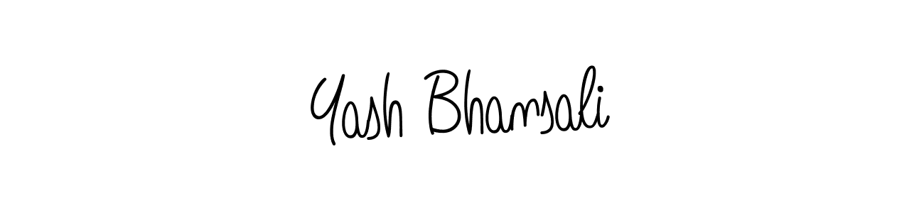Yash Bhansali stylish signature style. Best Handwritten Sign (Angelique-Rose-font-FFP) for my name. Handwritten Signature Collection Ideas for my name Yash Bhansali. Yash Bhansali signature style 5 images and pictures png