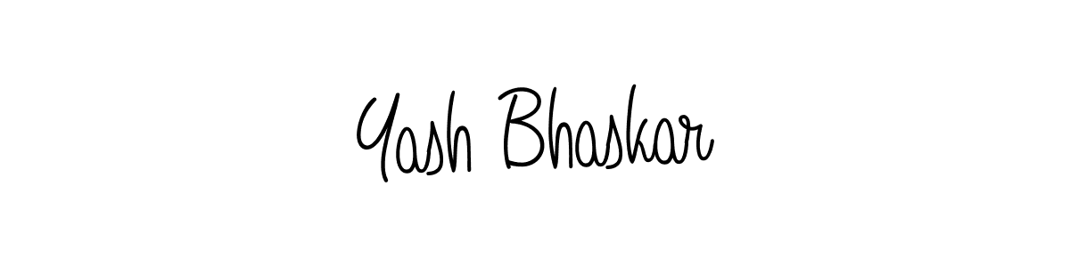 You should practise on your own different ways (Angelique-Rose-font-FFP) to write your name (Yash Bhaskar) in signature. don't let someone else do it for you. Yash Bhaskar signature style 5 images and pictures png