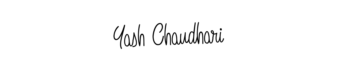 How to make Yash Chaudhari signature? Angelique-Rose-font-FFP is a professional autograph style. Create handwritten signature for Yash Chaudhari name. Yash Chaudhari signature style 5 images and pictures png