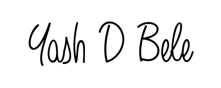 Give your name Yash D Bele an exquisite flair with the Angelique-Rose-font-FFP script font. Ideal for contracts, resumes, and formal letterheads. Yash D Bele signature style 5 images and pictures png