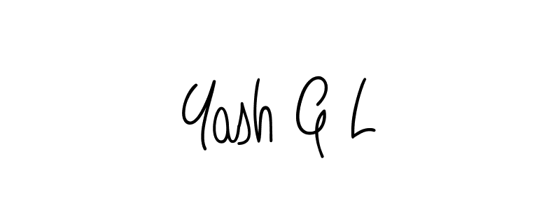 Also You can easily find your signature by using the search form. We will create Yash G L name handwritten signature images for you free of cost using Angelique-Rose-font-FFP sign style. Yash G L signature style 5 images and pictures png