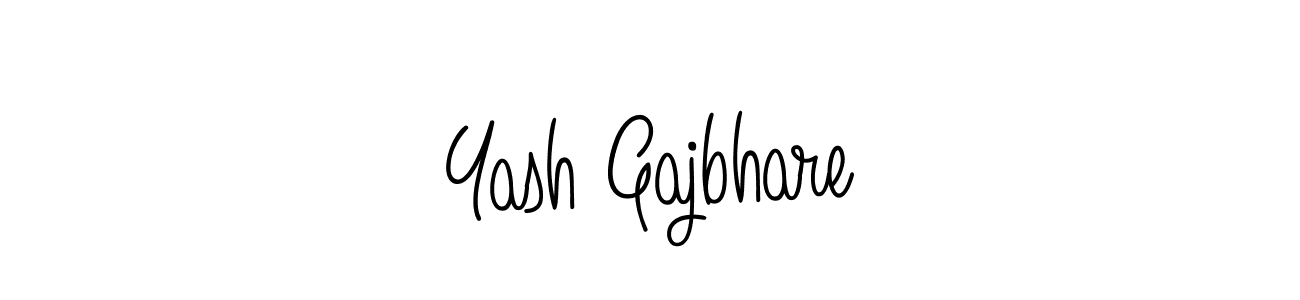 How to make Yash Gajbhare name signature. Use Angelique-Rose-font-FFP style for creating short signs online. This is the latest handwritten sign. Yash Gajbhare signature style 5 images and pictures png