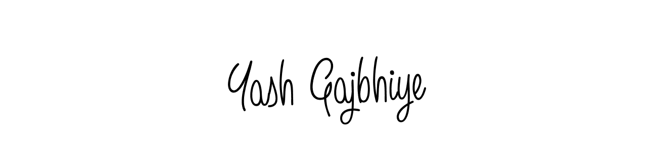 Make a beautiful signature design for name Yash Gajbhiye. With this signature (Angelique-Rose-font-FFP) style, you can create a handwritten signature for free. Yash Gajbhiye signature style 5 images and pictures png