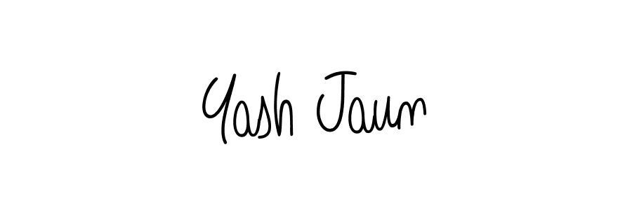 Make a short Yash Jaun signature style. Manage your documents anywhere anytime using Angelique-Rose-font-FFP. Create and add eSignatures, submit forms, share and send files easily. Yash Jaun signature style 5 images and pictures png