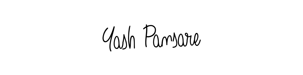 Yash Pansare stylish signature style. Best Handwritten Sign (Angelique-Rose-font-FFP) for my name. Handwritten Signature Collection Ideas for my name Yash Pansare. Yash Pansare signature style 5 images and pictures png