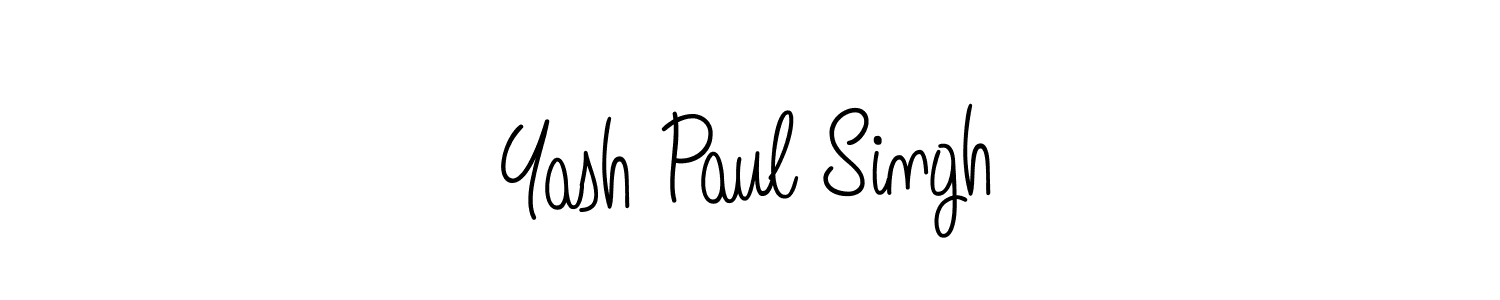 How to make Yash Paul Singh signature? Angelique-Rose-font-FFP is a professional autograph style. Create handwritten signature for Yash Paul Singh name. Yash Paul Singh signature style 5 images and pictures png