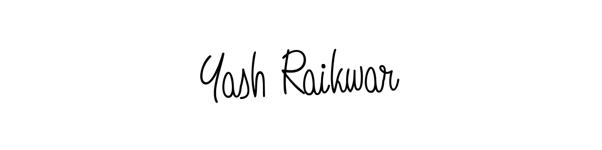 Design your own signature with our free online signature maker. With this signature software, you can create a handwritten (Angelique-Rose-font-FFP) signature for name Yash Raikwar. Yash Raikwar signature style 5 images and pictures png