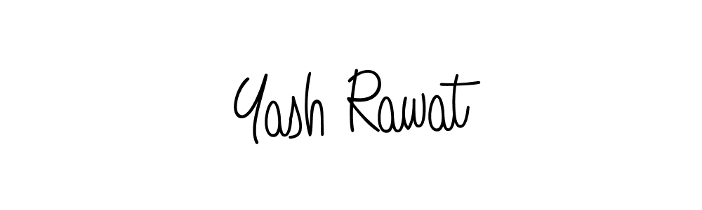 Yash Rawat stylish signature style. Best Handwritten Sign (Angelique-Rose-font-FFP) for my name. Handwritten Signature Collection Ideas for my name Yash Rawat. Yash Rawat signature style 5 images and pictures png
