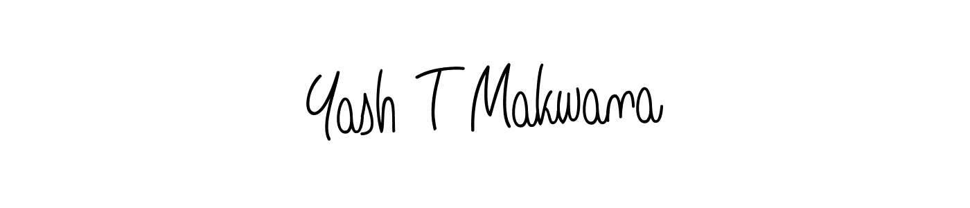How to Draw Yash T Makwana signature style? Angelique-Rose-font-FFP is a latest design signature styles for name Yash T Makwana. Yash T Makwana signature style 5 images and pictures png