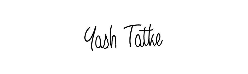 Also we have Yash Tatke name is the best signature style. Create professional handwritten signature collection using Angelique-Rose-font-FFP autograph style. Yash Tatke signature style 5 images and pictures png