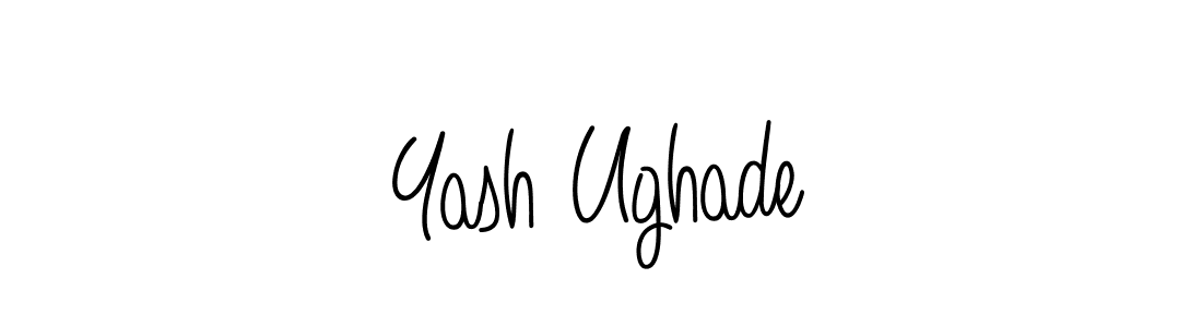 It looks lik you need a new signature style for name Yash Ughade. Design unique handwritten (Angelique-Rose-font-FFP) signature with our free signature maker in just a few clicks. Yash Ughade signature style 5 images and pictures png