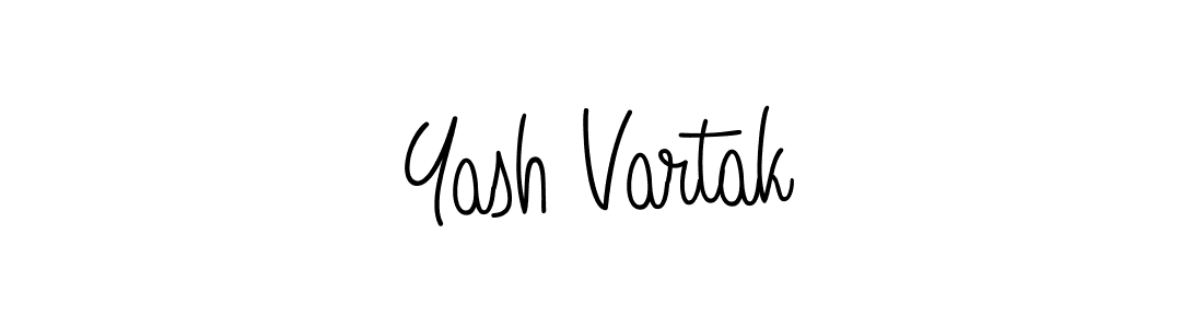 Create a beautiful signature design for name Yash Vartak. With this signature (Angelique-Rose-font-FFP) fonts, you can make a handwritten signature for free. Yash Vartak signature style 5 images and pictures png