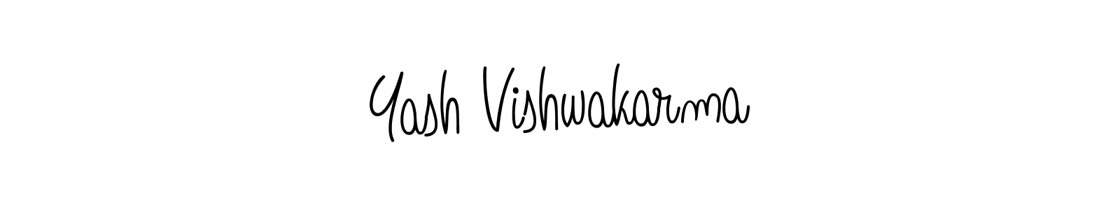 It looks lik you need a new signature style for name Yash Vishwakarma. Design unique handwritten (Angelique-Rose-font-FFP) signature with our free signature maker in just a few clicks. Yash Vishwakarma signature style 5 images and pictures png