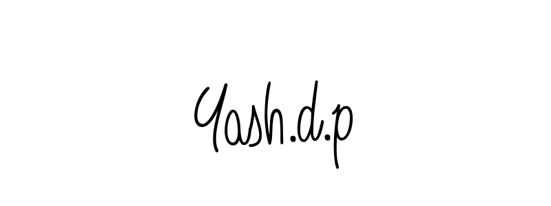 How to Draw Yash.d.p signature style? Angelique-Rose-font-FFP is a latest design signature styles for name Yash.d.p. Yash.d.p signature style 5 images and pictures png