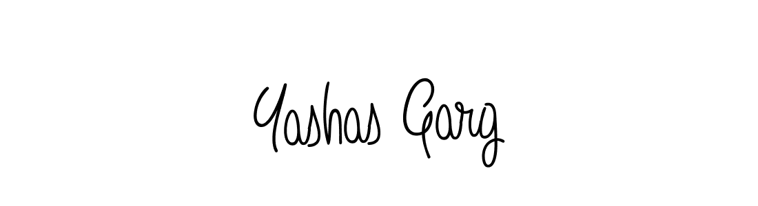 Yashas Garg stylish signature style. Best Handwritten Sign (Angelique-Rose-font-FFP) for my name. Handwritten Signature Collection Ideas for my name Yashas Garg. Yashas Garg signature style 5 images and pictures png