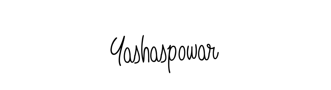 Yashaspowar stylish signature style. Best Handwritten Sign (Angelique-Rose-font-FFP) for my name. Handwritten Signature Collection Ideas for my name Yashaspowar. Yashaspowar signature style 5 images and pictures png