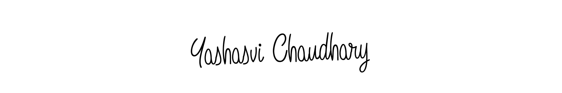 Yashasvi Chaudhary stylish signature style. Best Handwritten Sign (Angelique-Rose-font-FFP) for my name. Handwritten Signature Collection Ideas for my name Yashasvi Chaudhary. Yashasvi Chaudhary signature style 5 images and pictures png