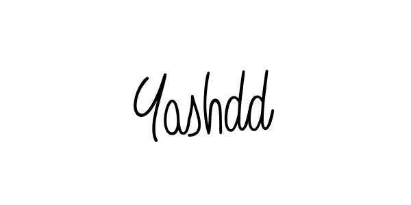 How to make Yashdd name signature. Use Angelique-Rose-font-FFP style for creating short signs online. This is the latest handwritten sign. Yashdd signature style 5 images and pictures png