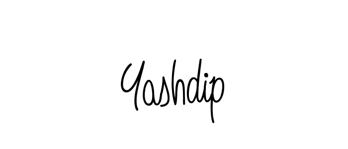 You should practise on your own different ways (Angelique-Rose-font-FFP) to write your name (Yashdip) in signature. don't let someone else do it for you. Yashdip signature style 5 images and pictures png