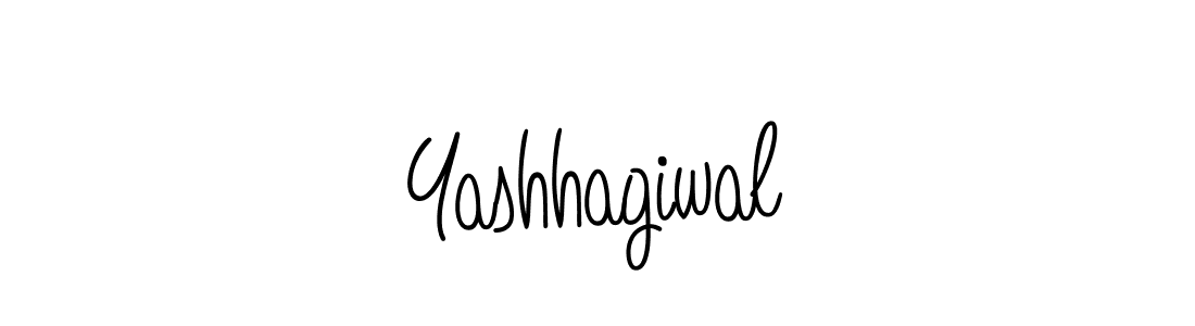 Make a beautiful signature design for name Yashhagiwal. With this signature (Angelique-Rose-font-FFP) style, you can create a handwritten signature for free. Yashhagiwal signature style 5 images and pictures png