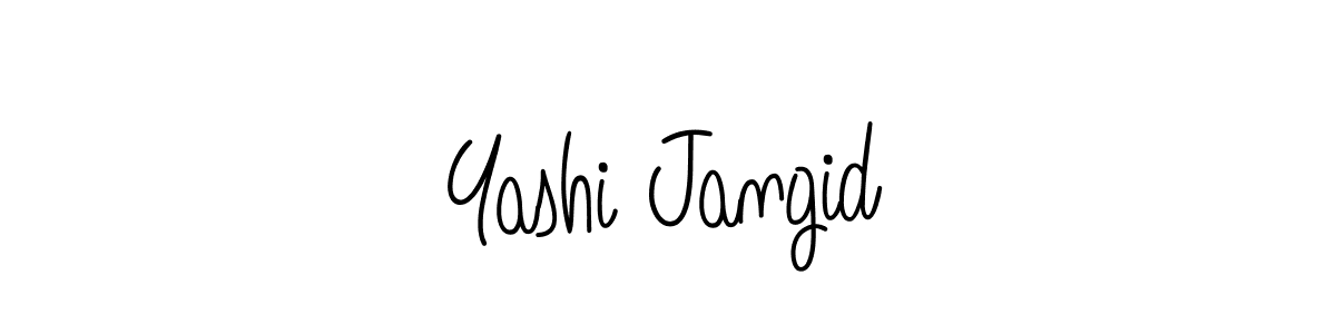 Make a short Yashi Jangid signature style. Manage your documents anywhere anytime using Angelique-Rose-font-FFP. Create and add eSignatures, submit forms, share and send files easily. Yashi Jangid signature style 5 images and pictures png