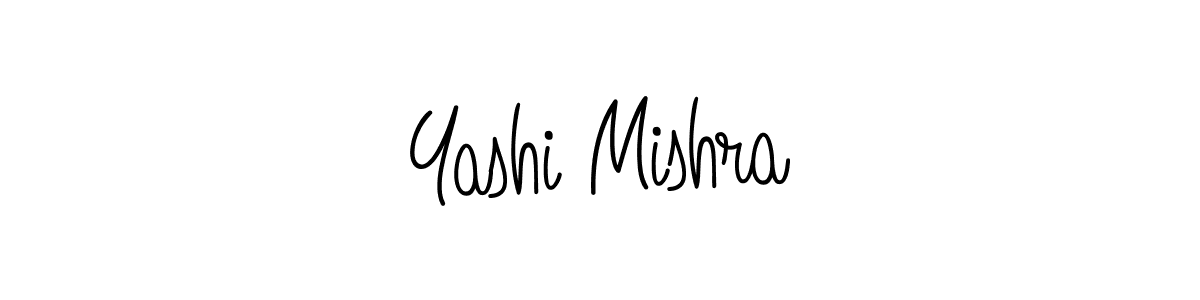 How to make Yashi Mishra name signature. Use Angelique-Rose-font-FFP style for creating short signs online. This is the latest handwritten sign. Yashi Mishra signature style 5 images and pictures png